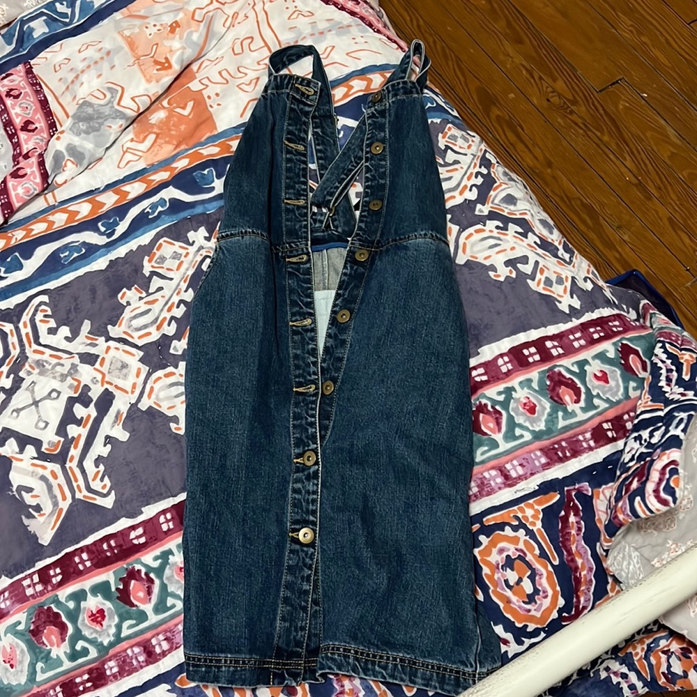 denim free people dress